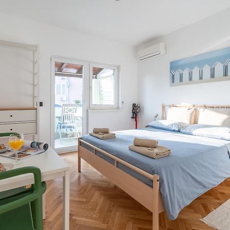 New! D31 Studio W2 Bikes, Sunny Terrace & Parking Rovinj Buitenkant foto